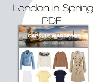 London in Spring Colourful Capsule - PDF Guide