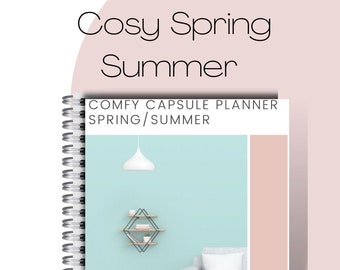 A5 Ring bound Comfy Capsule Wardrobe Notebook/Planner (Loungewear)
