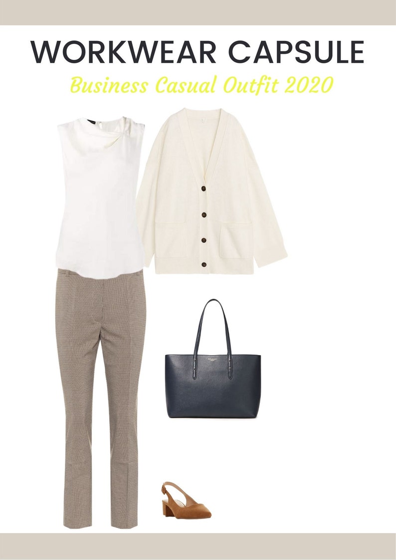 Workwear Essentials Capsule Wardrobe Downloadable PDF Etsy