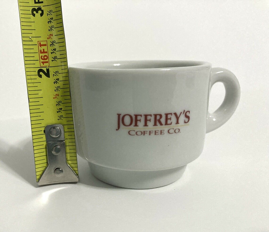 Vintage Joffreys 2 Espresso Cups With Saucers Joffreys Coffee Etsy