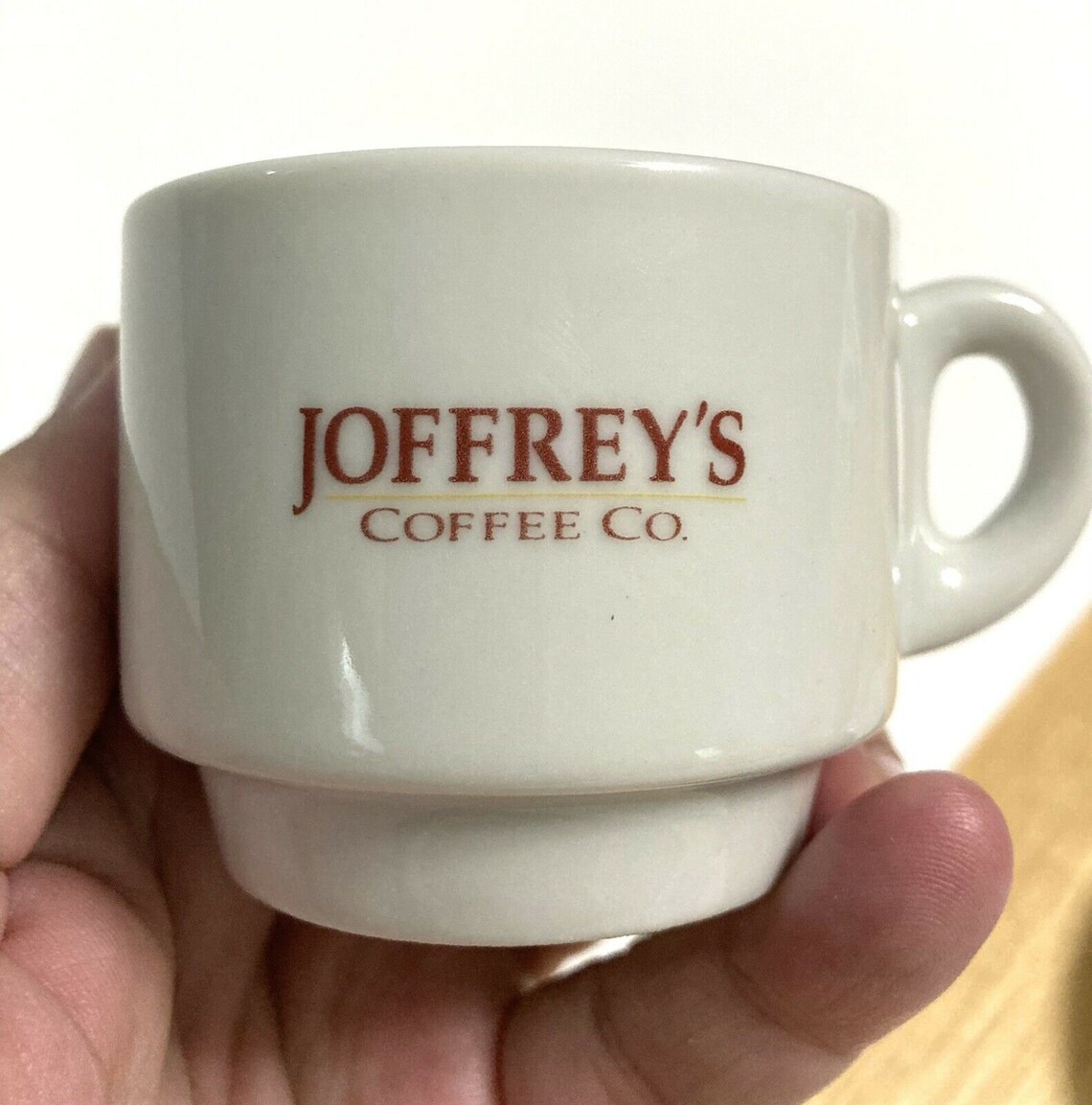Vintage Joffreys 2 Espresso Cups With Saucers Joffreys Coffee Etsy