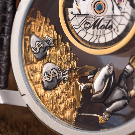 MOLE watch, Custom watch, 3D skeleton watch, excl… - image 5