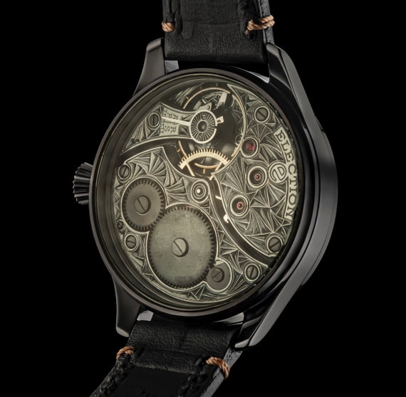 Swiss Mens watch, custom watch, antique mechanism… - image 3