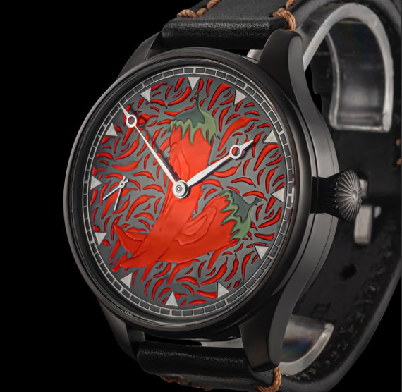 Swiss Mens watch, custom watch, antique mechanism… - image 1