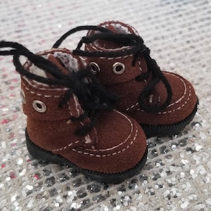 Cute Suede Boots for Blythe/Azone/Licca/Pullip
