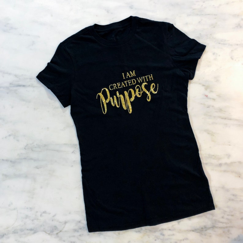 created with a purpose shirt