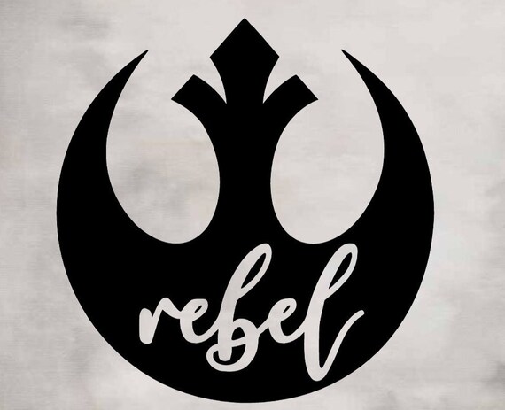 Rebel Decal | Etsy