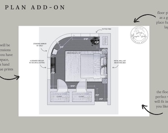Interior Design Floor Plan Layout Service (Digital Download)