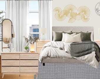 Online interieurontwerpservice, kamerdecoratieconcept (digitale download)