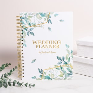 Wedding Planner Book with Stickers - Perfect Wedding Planning Engagement Gift for Couple - Wedding Planning Guide
