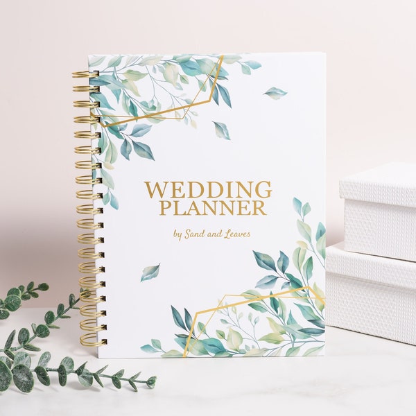 Wedding Planner Book with Stickers - Perfect Wedding Planning Engagement Gift for Couple - Wedding Planning Guide