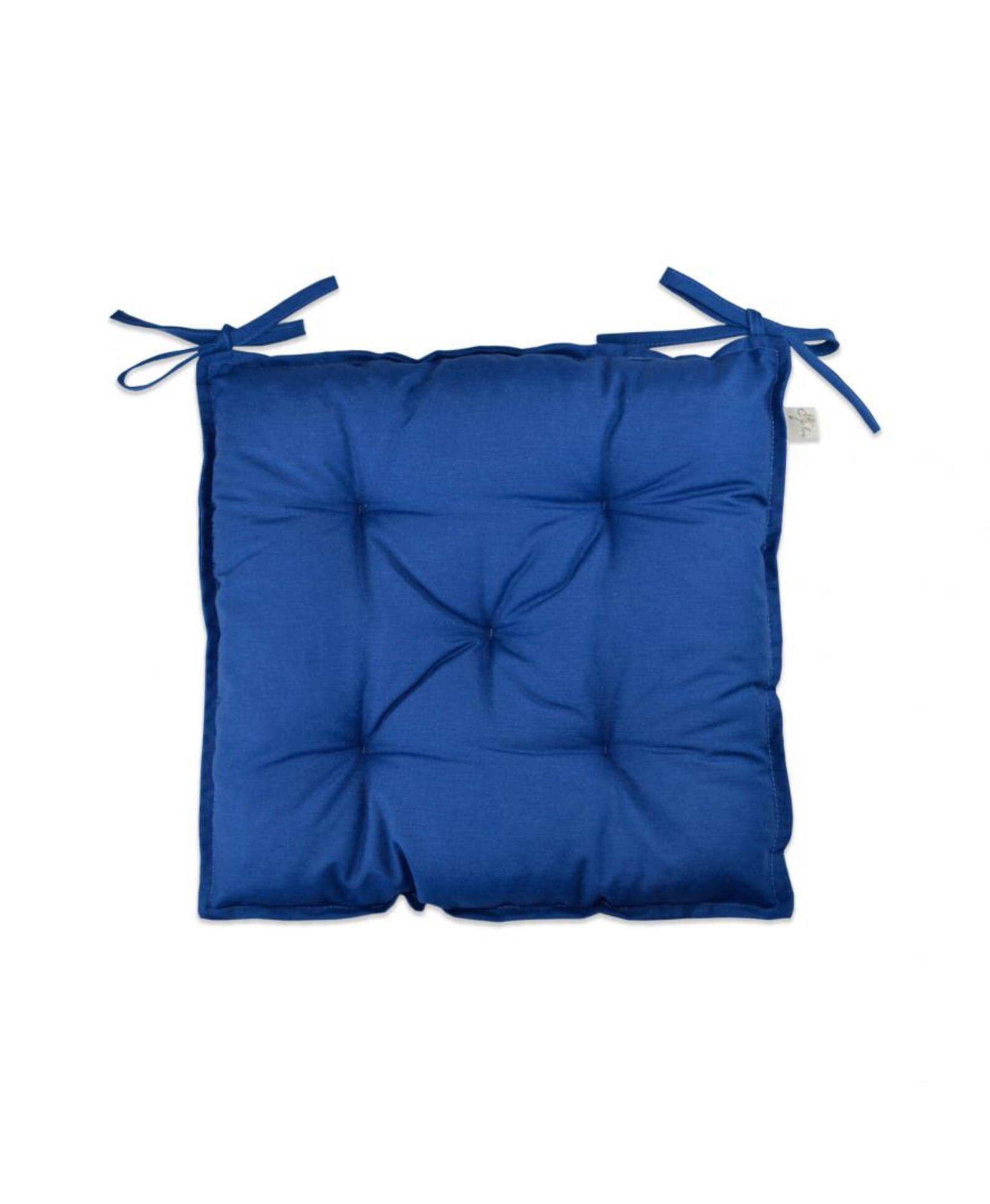 Pillow for chair with Ties Blue Indoor pillow Seat Pad Etsy