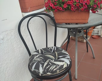 Round Chair Cushion, Plant, Seat Cushion, Seat Pad, Outdoor Seat Cover, Dining Chair Cushion, Seat Cover, Kitchen Chair Pads, Custom Cushion