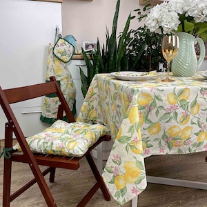 Chair Cushion Square, Lemon, Tufted, Square Patio Cushions, Seat Cushion for Dining Chair, Decorative Cushions, Foam Cushion, Seat Pad