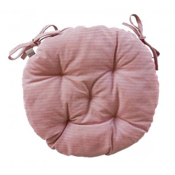 Round Striped Seat Pad Quilted Chair Cushion Outdoor New Zealand Round Striped Seat Pad Quilted Chair, Round Outdoor Chair Pads Nz