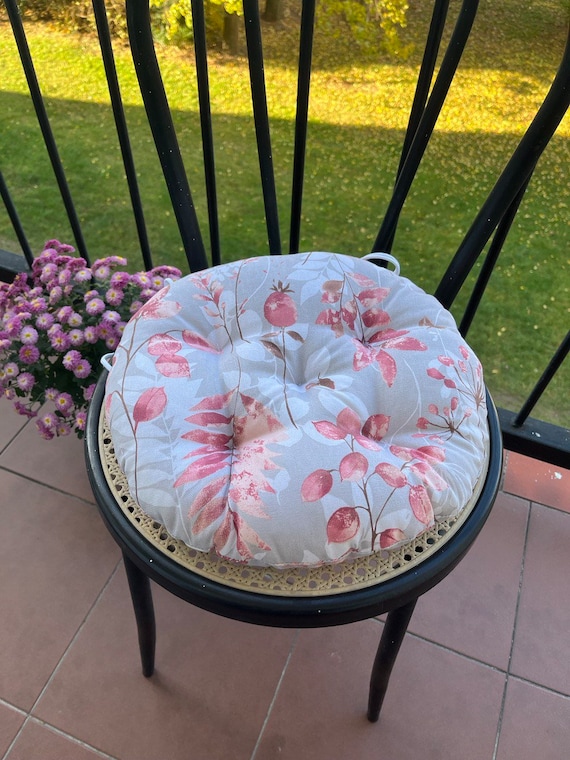 Tufted Outdoor Dining Chair Cushion