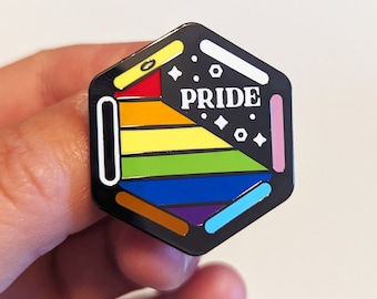 Pride Enamel Pin - Pride Badge