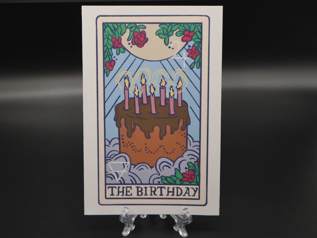 The Birthday Birthday Tarot Card Greeting Card Greeting Card