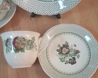 Mason's Paynsley Pattern, Vintage Mason's Green Paynsley Pattern