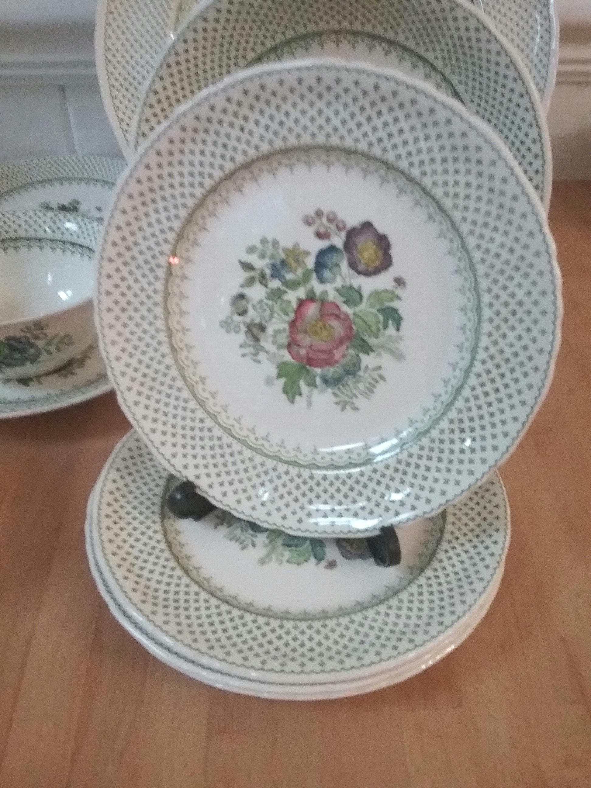 Mason's Paynsley Pattern, Vintage Mason's Green Paynsley Pattern