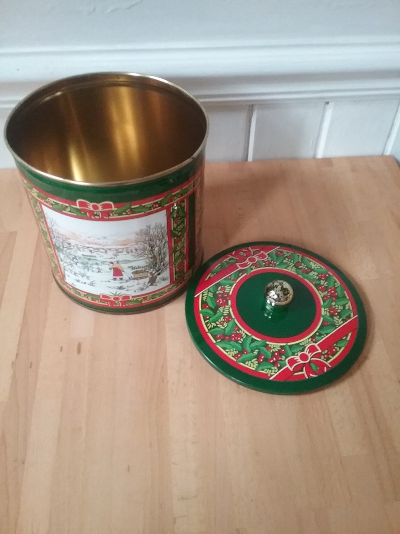 Vintage Walkers Shortbread Tin Biscuit Tin Biscuit Barrel Etsy