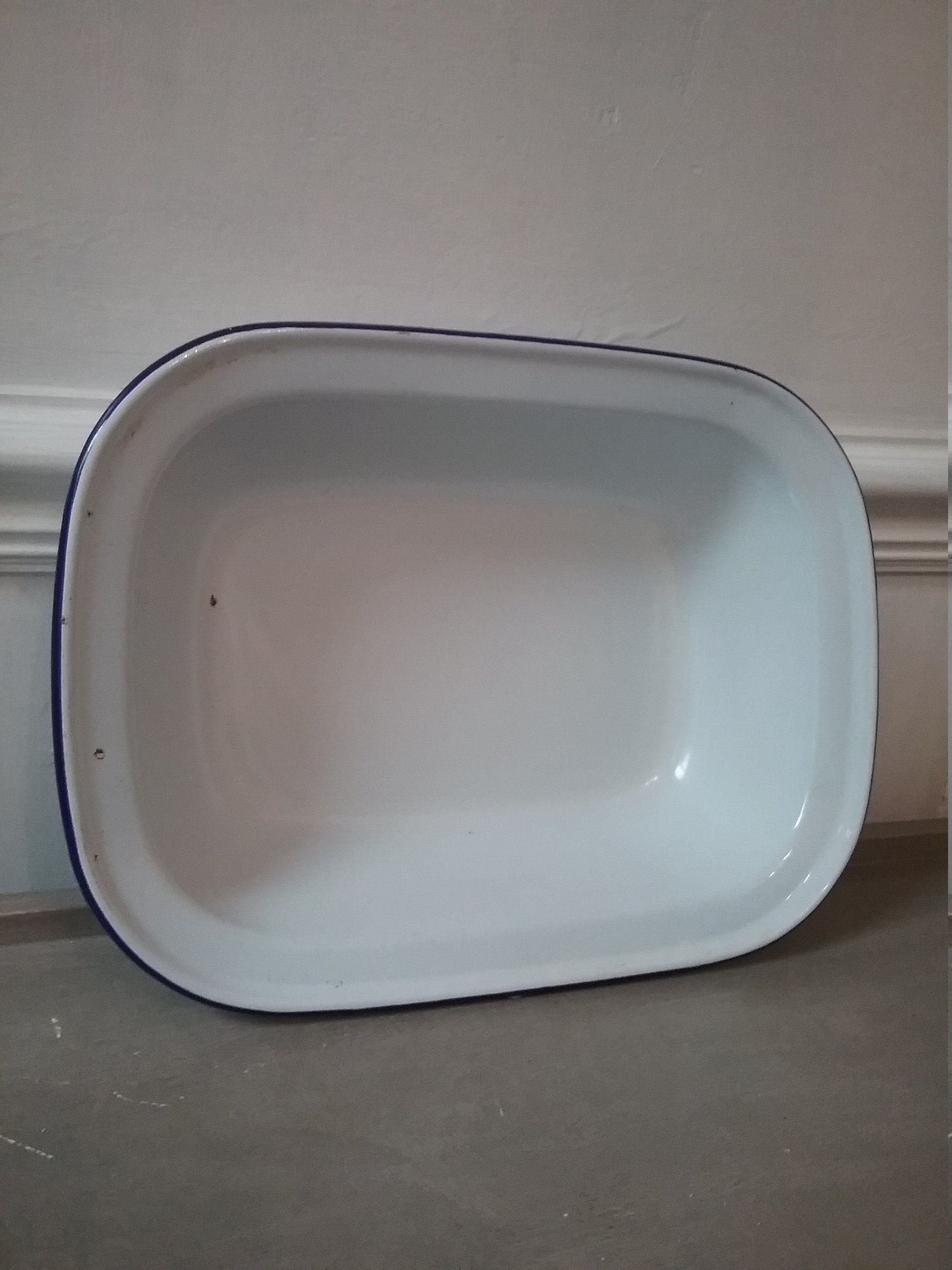 Falcon Enamel Dish Falconware Enamel Oblong Dish Vintage Etsy