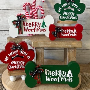 Dog tiered tray decor, dog themed home decor, tiered tray mini sign, dog mom, dog lover, gift for dog owner, dog decor, dog signs, pet decor