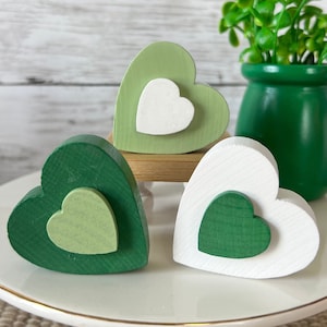 Cosy Hearts Wooden Crates Set of 3