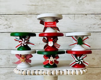 Risers for Tiered Tray, Christmas Tiered Tray Decor, Mini Wooden Riser, Tiered Tray decor, Tiered Tray Accessory, Christmas home decor