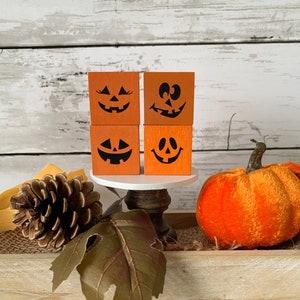 Halloween Tiered Tray Decor, Fall Tiered Tray Decor, Jack O Lantern ...