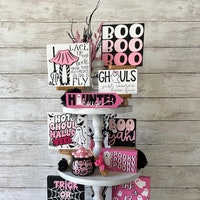 Pink Halloween Decor - Etsy
