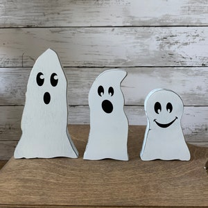 Halloween Tiered tray decor, Halloween Shelf Decor, Halloween Mantle decor, Fall home decor, Halloween tray bundle, Ghost decor, Witch, Cat