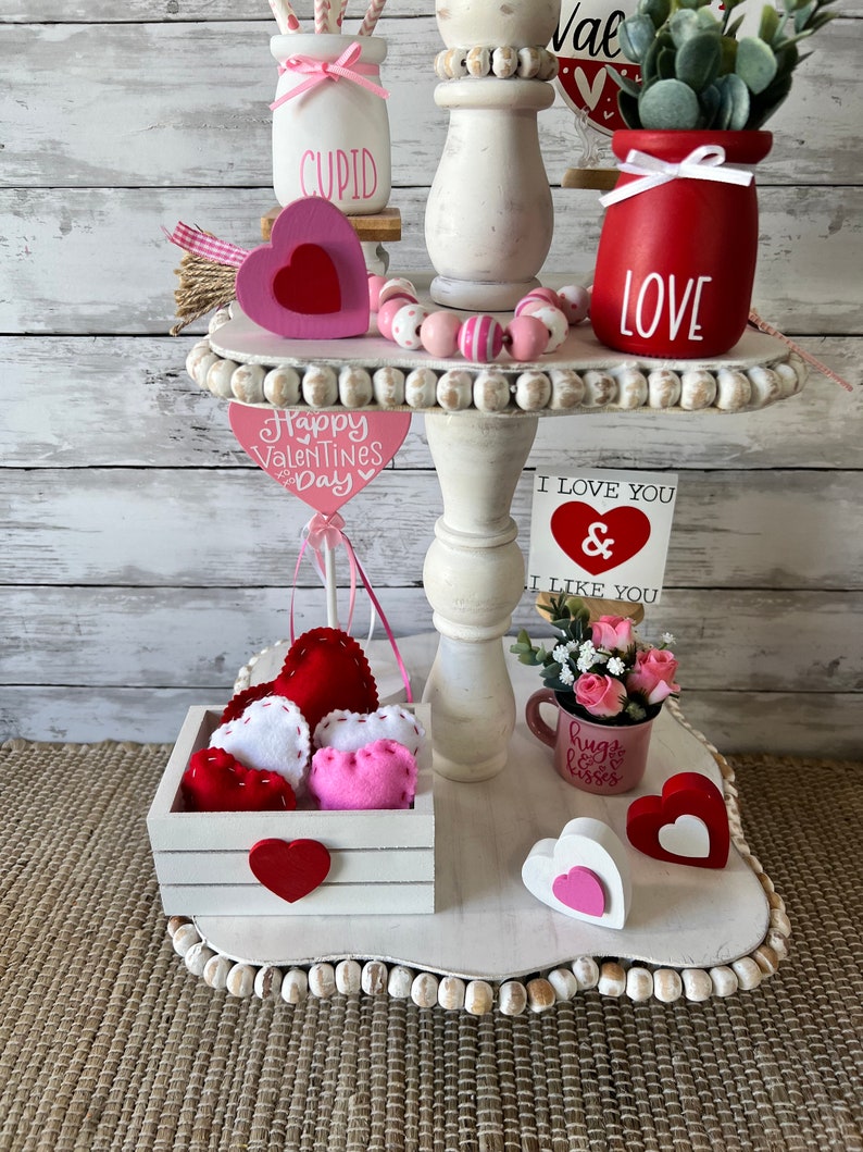 Valentine Tiered Tray Decor Mini Crate for Tiered Tray - Etsy