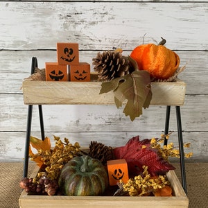 Halloween Tiered Tray Decor, Fall Tiered Tray Decor, Jack O Lantern ...
