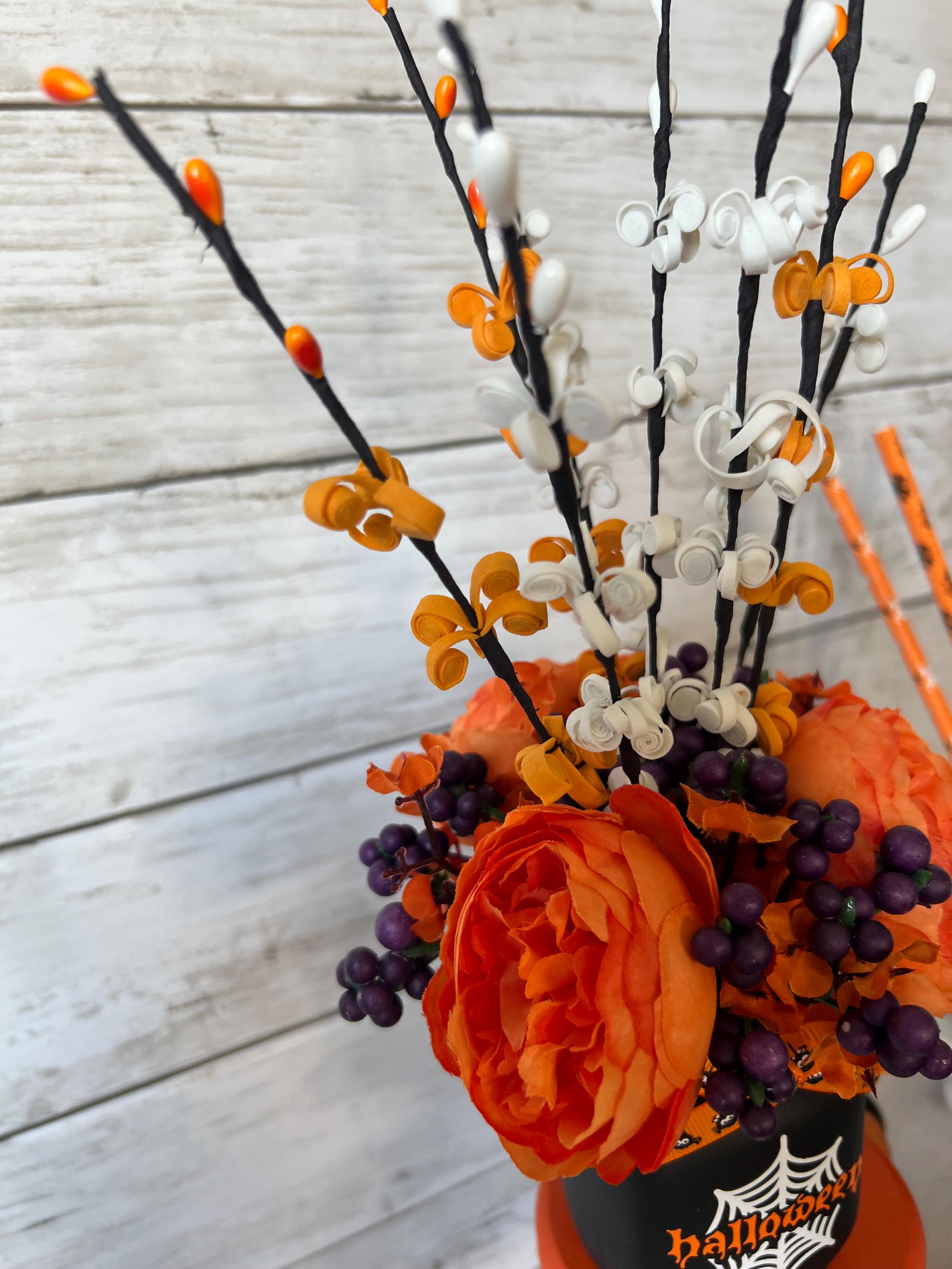 Creative Converting Orange Graduation Danglers - 8-Pack Foil Hanging Decorations