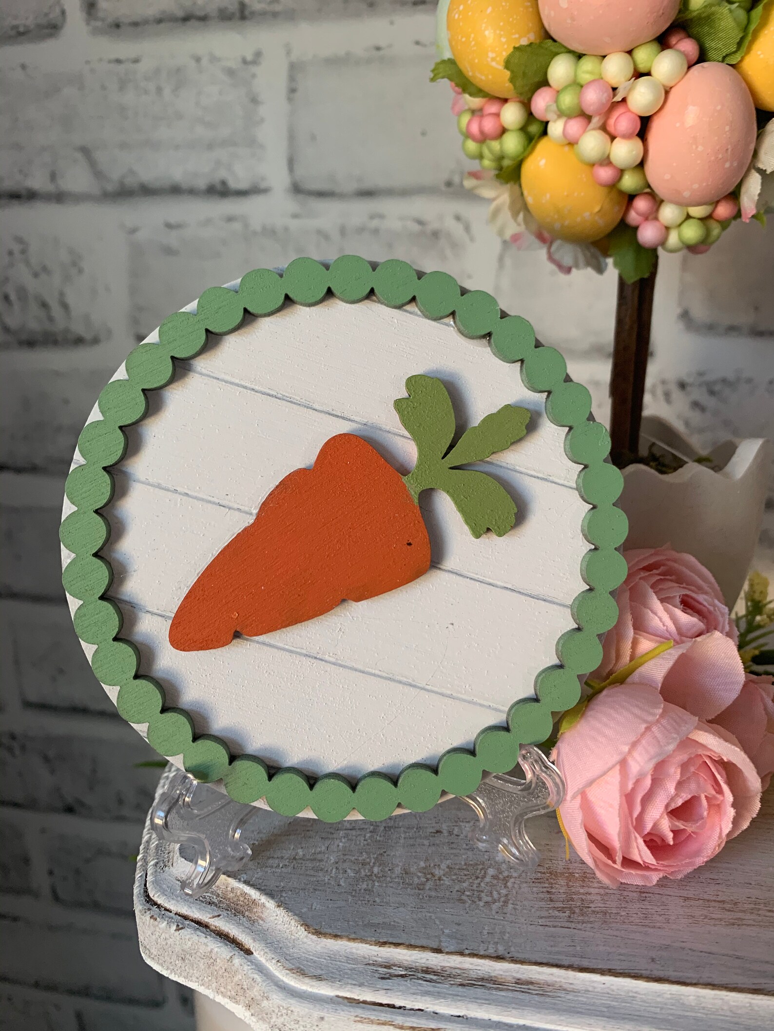 Easter Tiered Tray Decor Easter Mini Wooden Book Stacks Etsy