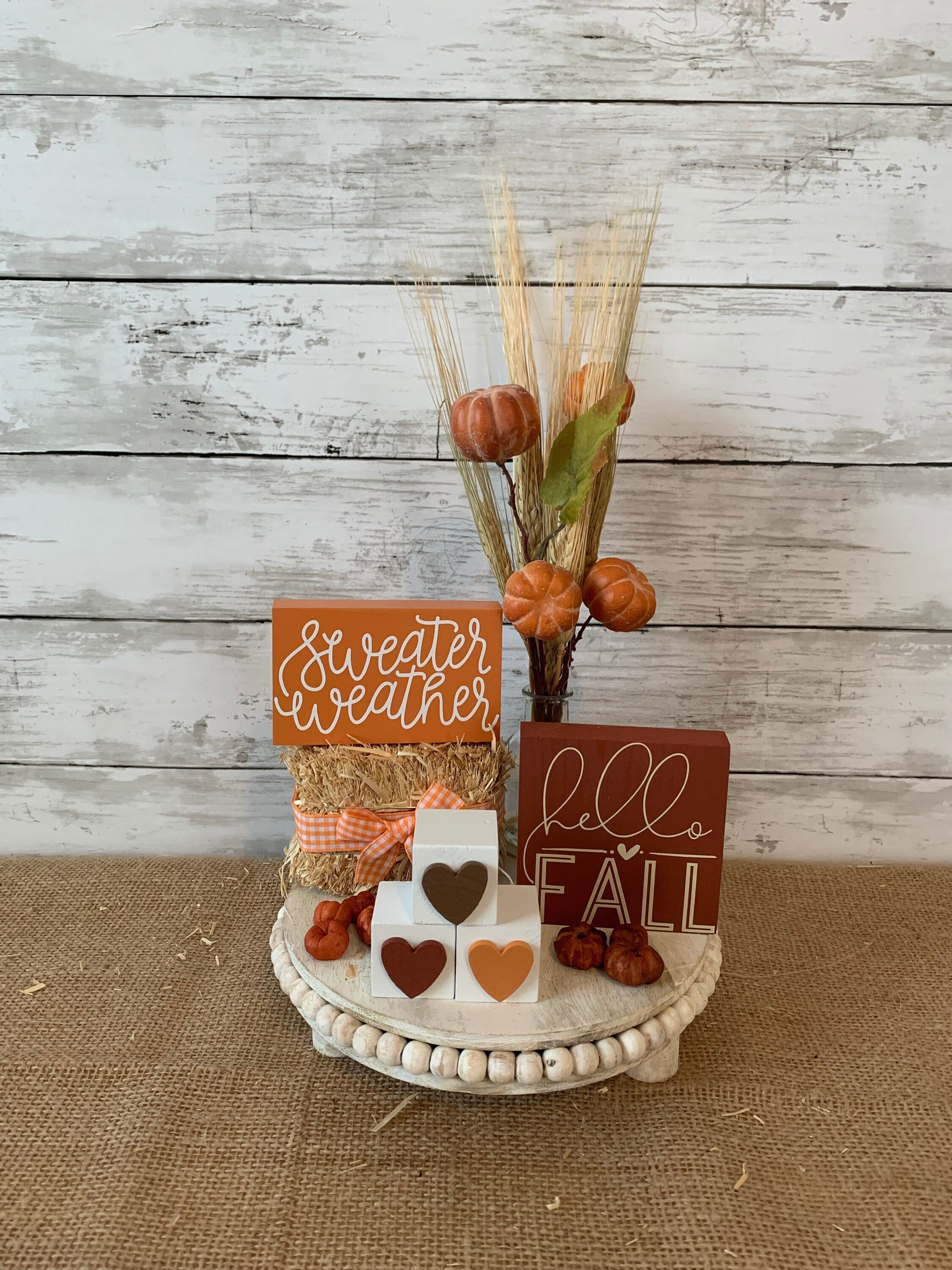 Fall Tiered Tray Decor Bundle Fall Riser Decor Bundle RISER | Etsy