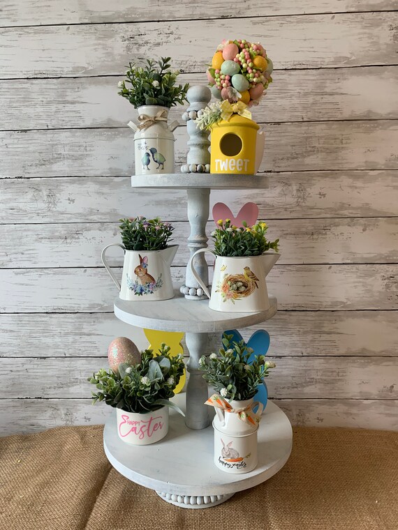 CHICIRIS Vaso In Resina A Forma Di Famiglia Primaverile - Bohémien Per Fiori Finti, Decorazione Scrivania