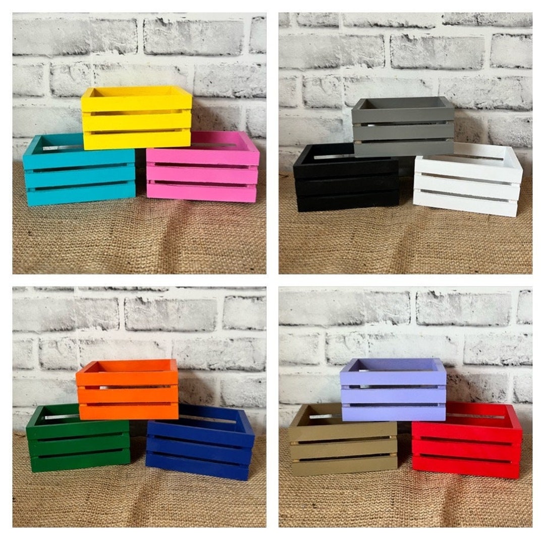 Mini Crate for Tiered Tray, Many Color Options, Tiered Tray Decor ...