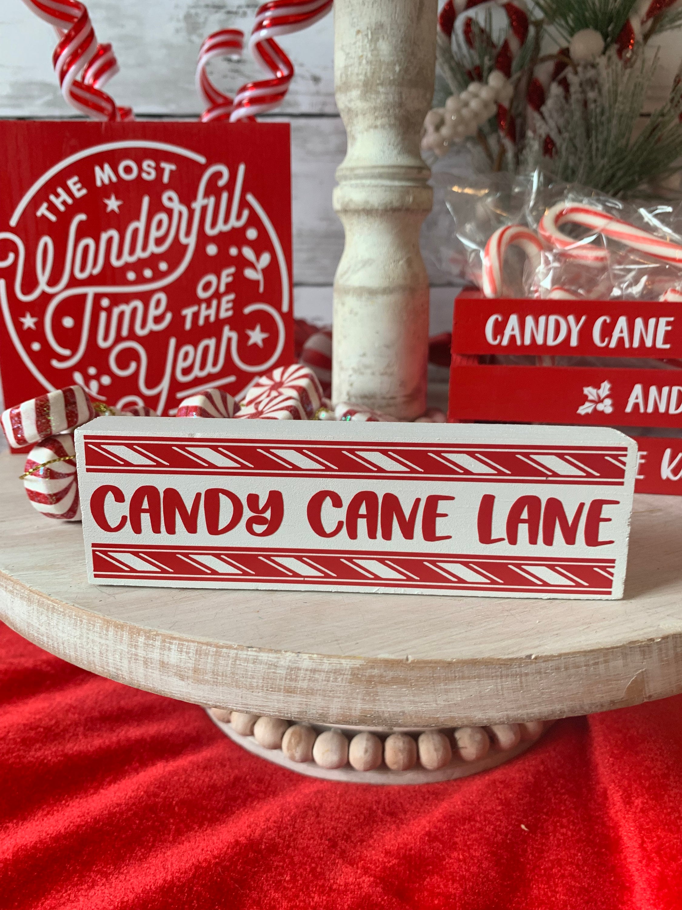 Christmas Tiered Tray Decor Bundle Holiday Tiered Tray Etsy Canada