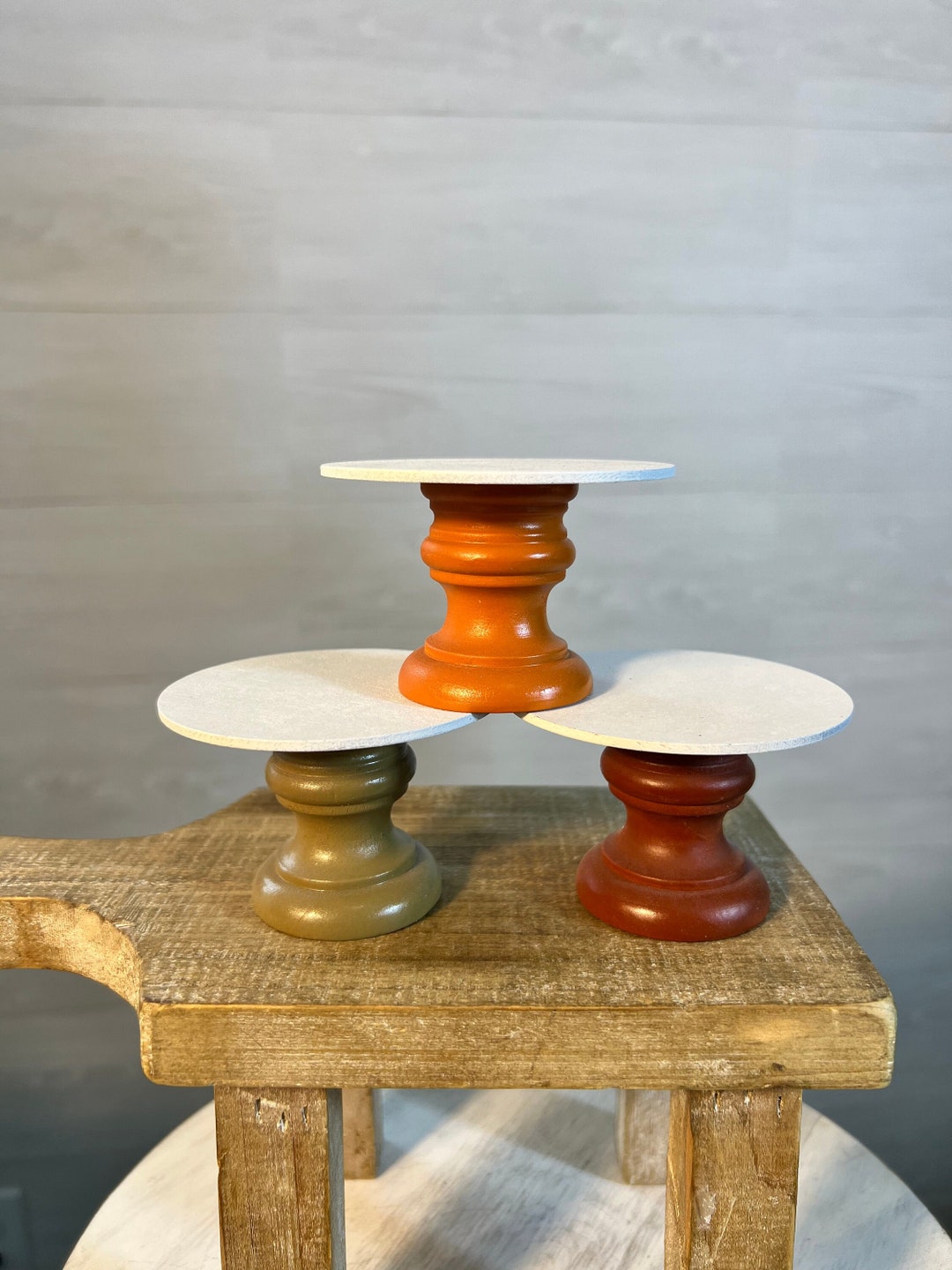 Mini Riser for Tiered Tray, Fall Tiered Tray Decor, Mini Wooden Riser ...