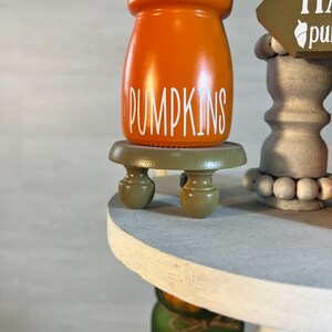 Set of 3 Mini Risers for Tiered Tray, Tiered Tray Decor, Mini Wooden ...