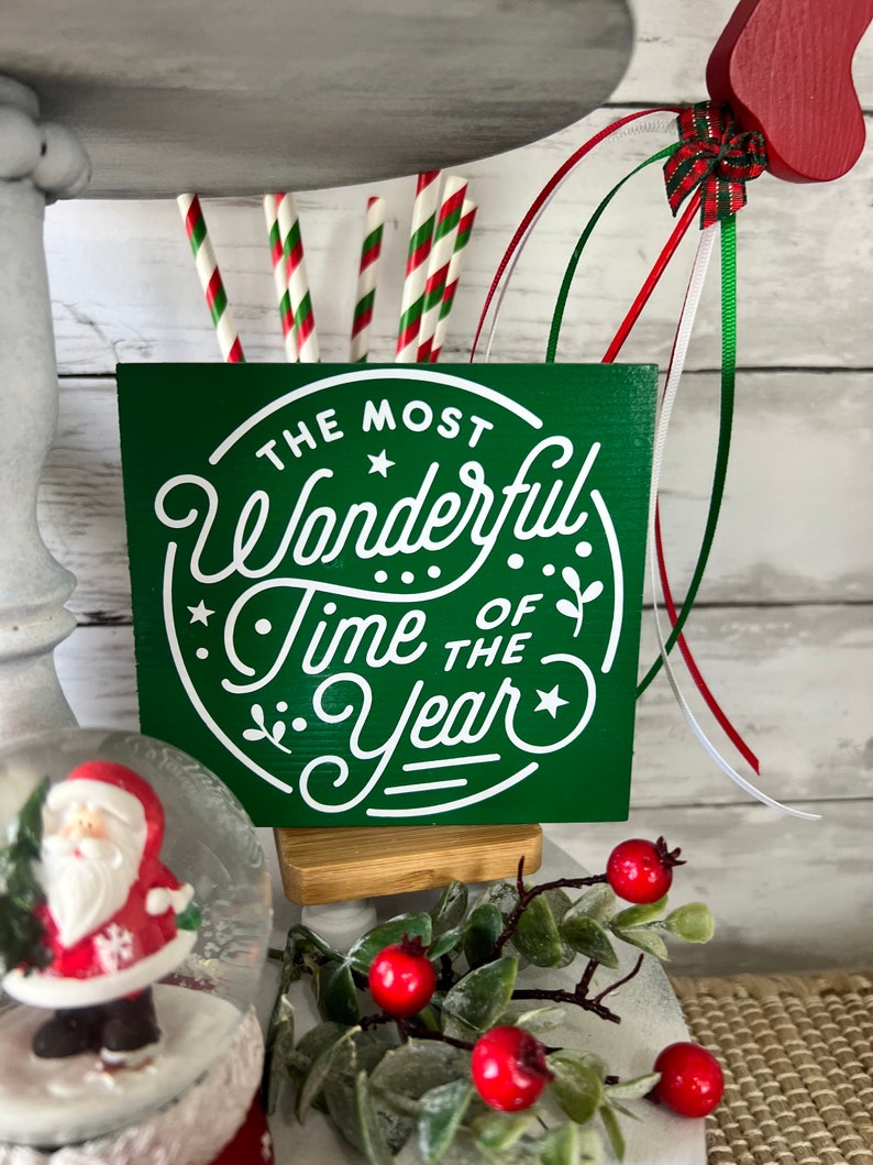 Christmas Tiered Tray Decor Bundle Holiday Tiered Tray Etsy