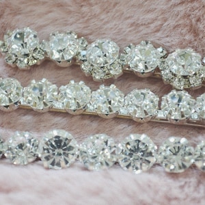 Haarspange/ Strass Haarspange / Haarschmuck / Hochzeitsaccessoires / Accessoires / Haarstile / Kristall / Hochzeit / Trend / Mode / Glitzer