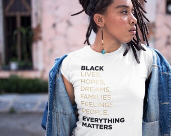 Camiseta gráfica para mujer Black Everything Matters