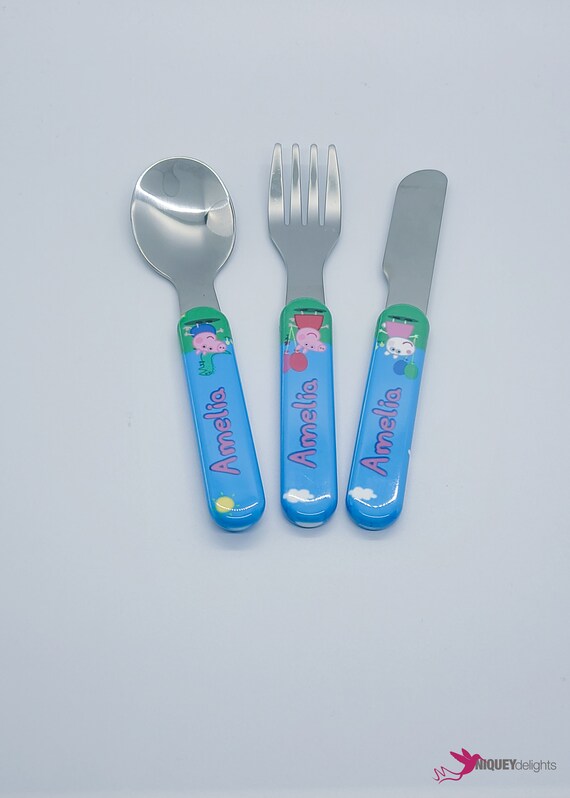 Peppa Pig First Plastic Spoon And Fork new in package 
