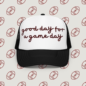 Embroidered South Carolina Gamecocks Good Day for Game Day Foam Trucker Hat, Game Day Trucker Hat, College Football Hat, Football Apparel
