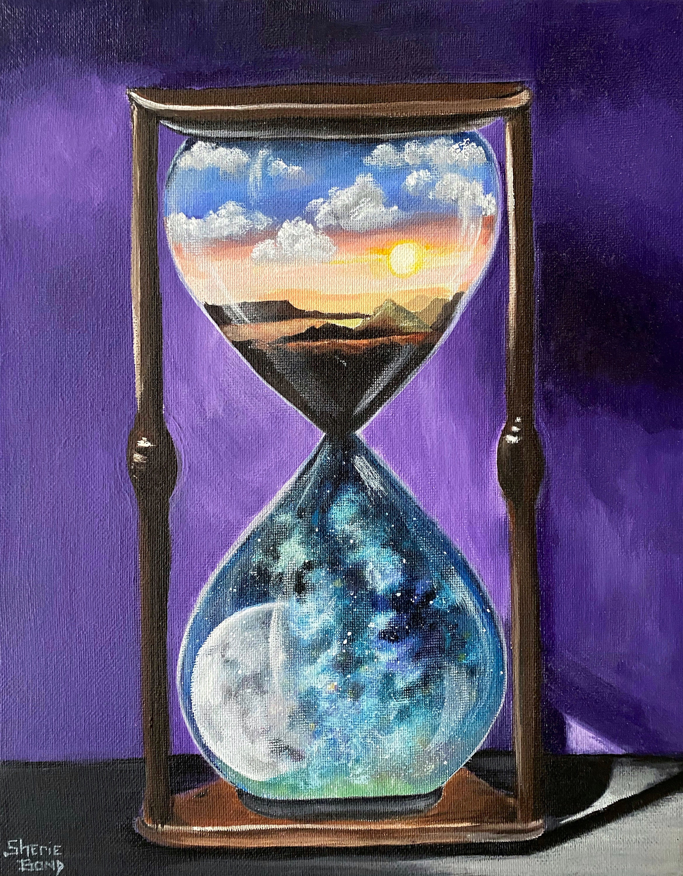Hourglass Giclee PRINTS on Fine Art PAPER & FLAT Canvas Painting Etsy