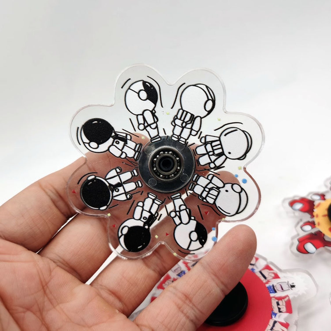 Astronaut 3D Animated Spinner New Trend 2021 Running Fidget | Etsy