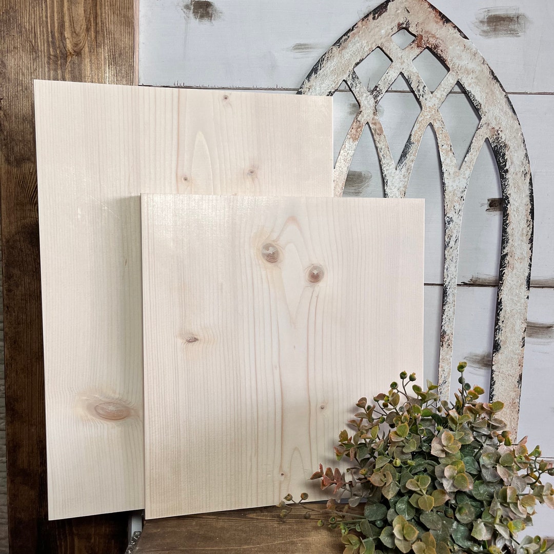 12x1 Blank Sanded Pine One Inch Boards, Raw Wood Ready for Painting Etsy